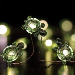 UO 13 Ft 40 LED Green Turtle String Fairy Lights